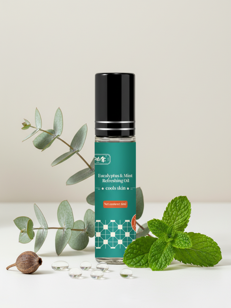 yu bonian eucalyptus & mint refreshing oil 6ml yu bonian eucalyptus & mint refreshing oil 6ml
